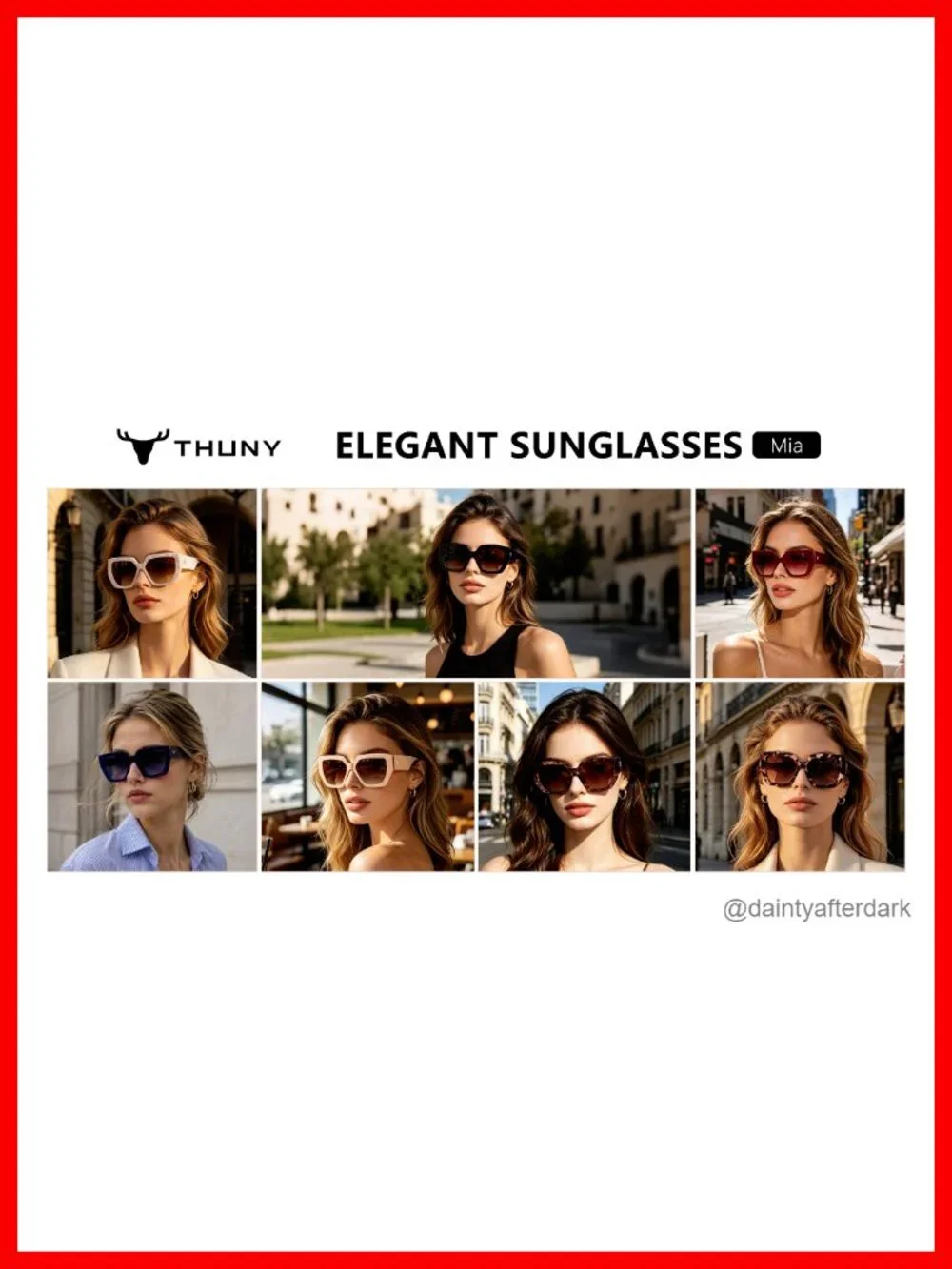 Oversized Polarized Sunglasses Women UV400 Acetate Nylon Lens Square